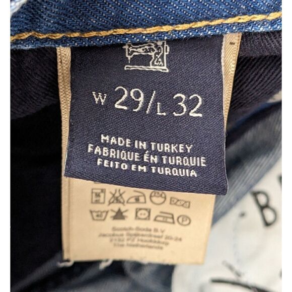 Scotch & Soda Amsterdam Ralson Harpoon Jeans Blue Wash Slim Fit Men's Size 29x32 - Picture 11 of 12